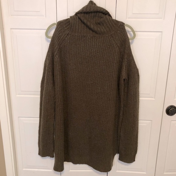 Revamped Cold Shoulder Cowl Neck Sweater - Picture 7 of 8